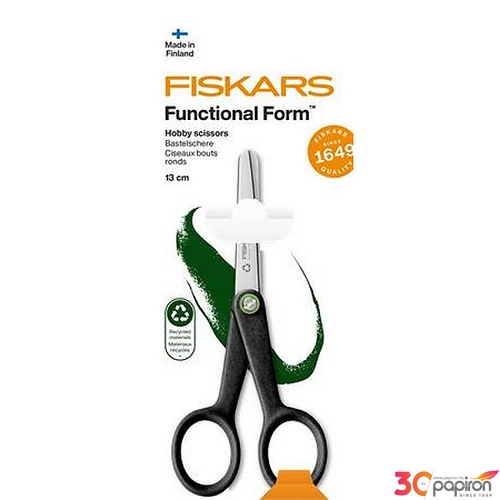 Olló hobby 13cm FISKARS Functiona Form Renew fekete