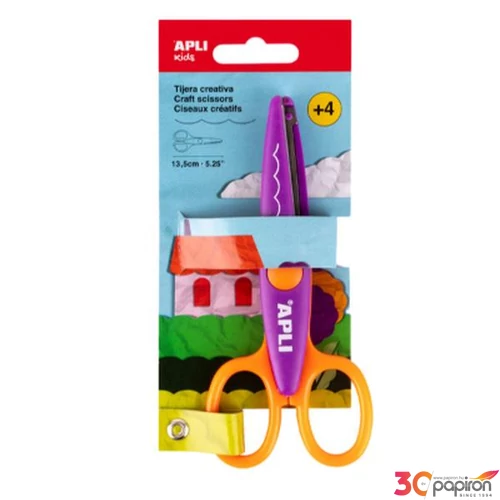 Olló kreatív 13cm Apli nagy hullám  olló 13,5cm