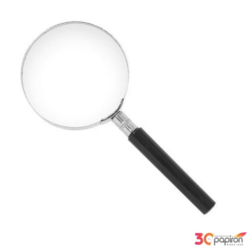Olvasó nagyító 3x100 mm Foska lencse fém keretben.
