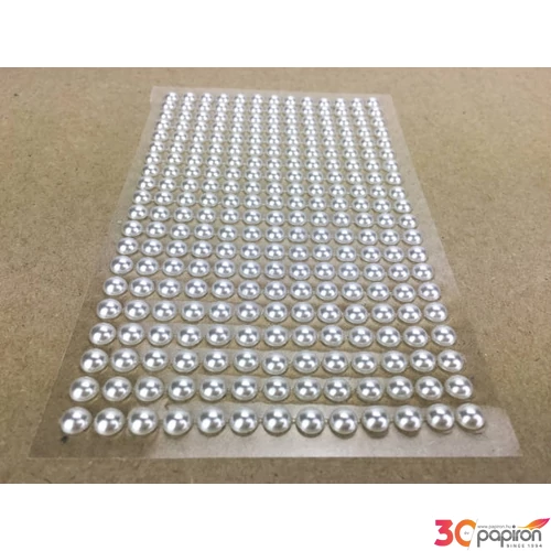 Öntapadós flitter gyöngyök 0,5cm-es, CRL7336 (260db/levél)