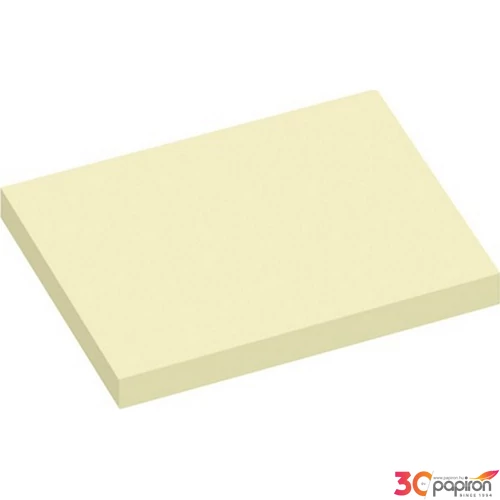 Öntapadós jegyzettömb Info Notes 100x75 mm 100 lapos sárga