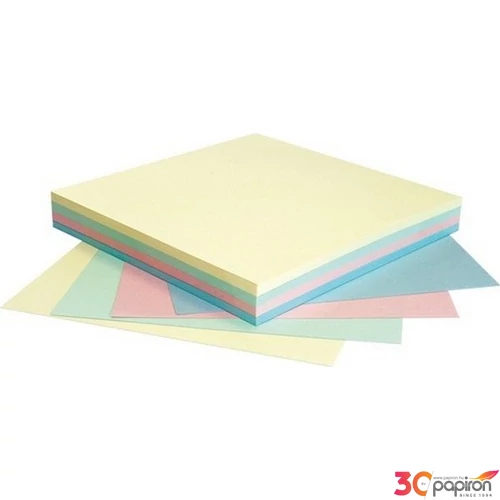 Öntapadós jegyzettömb Info Notes 75x75 mm 100 lapos pasztellszínek