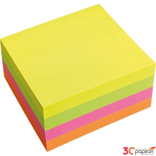 Öntapadós jegyzettömb Info Notes 75x75 mm 320 lapos élénk vegyes színek