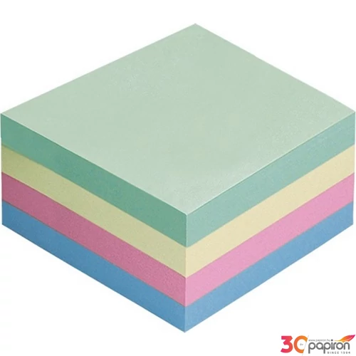 Öntapadós jegyzettömb Info Notes 75x75 mm 400 lapos pasztell vegyes színek