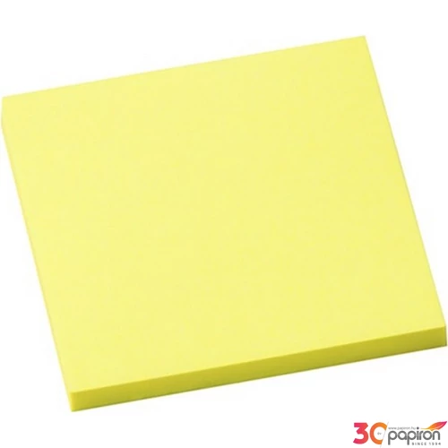 Öntapadós jegyzettömb Info Notes 75x75 mm 80 lapos élénk sárga