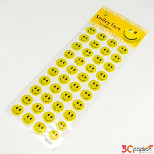 Öntapadós mosolygós arcok 40db/lap