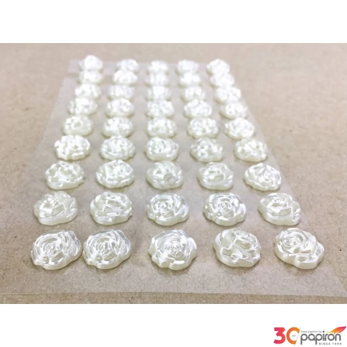 Öntapadós Rózsafejek 1, 2cm-es, CRL7338 (45db/levél)