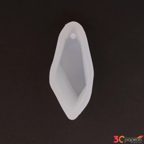 Öntőforma szilikon átlátszó gyémánt 2,2 x 5 x 1,1 cm 5 db/csom
