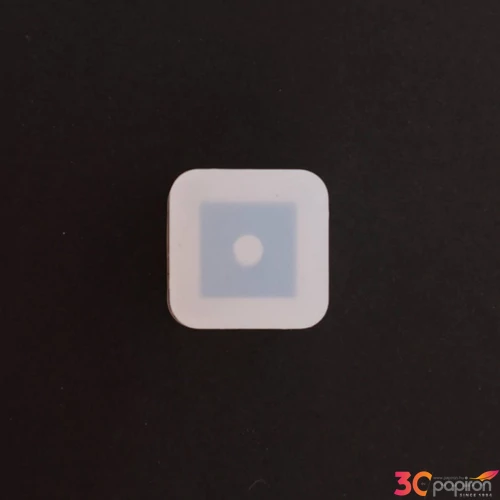 Öntőforma szilikon átlátszó kocka 1,5 x 1,5 x 1,2 cm 5 db/csom