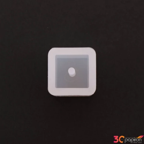 Öntőforma szilikon átlátszó kocka 1,7 x 1,7 x 1,4 cm 5 db/csom