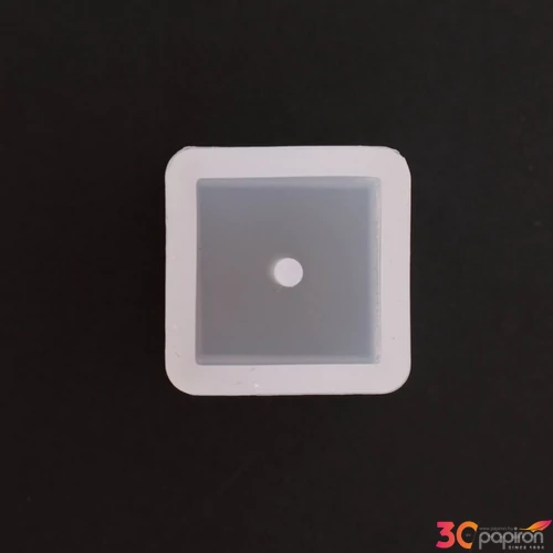 Öntőforma szilikon átlátszó kocka 2,2 x 2,2 x 1,9 cm 5 db/csom
