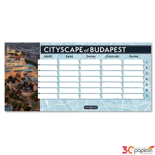 Órarend Ars Una Egylapos 25 Cityscape (5482) 25 50494828