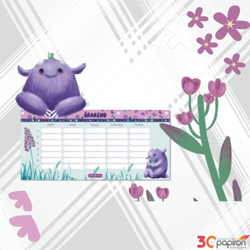 Órarend Ars Una Egylapos 25 Mon Mignon (5447) 25 50494477