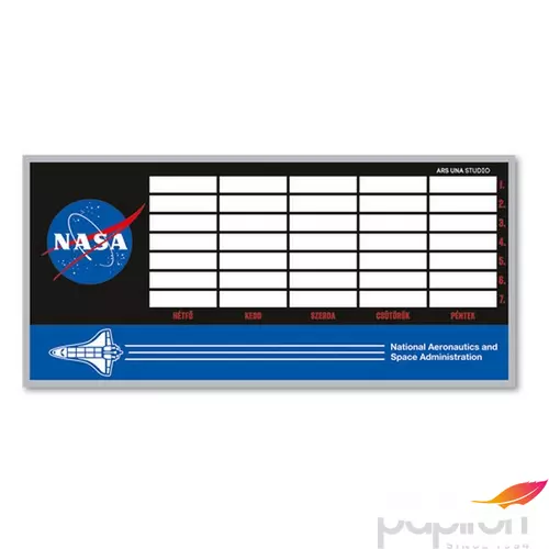 Órarend Ars Una egylapos NASA-1 (5126) 22 50491261 prémium