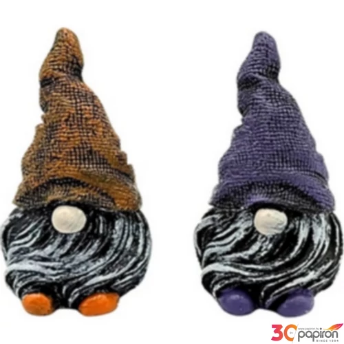 Manó 7x4 cm 2 színben dekor - nyár ősz