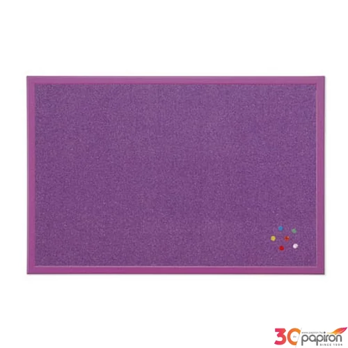 Parafatábla 40x60 Bi-Office fakeretes lila