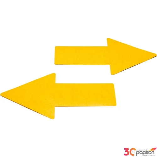 Padlójelölő matrica nyíl sárga PVC 350mic