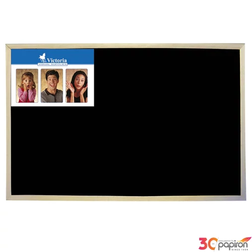 Krétástábla Victoria 60x90cm nem mágnese, fakeretes, fekete Prezentáció Victoria PM0701010
