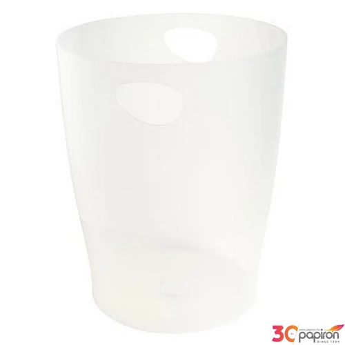 Papírkosár 15l Exacompta PP, Office, matt fehér