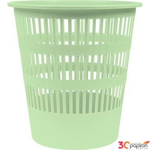 Papírkosár Donau 12 liter,pasztellzöld D30706