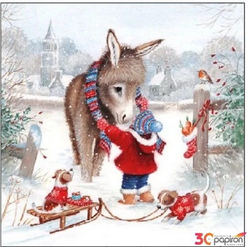 Szalvéta Ambiante Keeping Warm 20db papírszalvéta 25x25cm,15db-os
