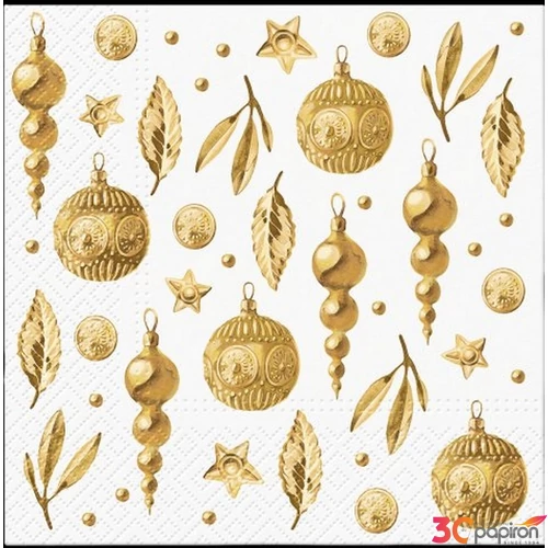 Szalvéta 33x33cm Golden Glow 20db papírszalvéta 33x33cm,20db-os