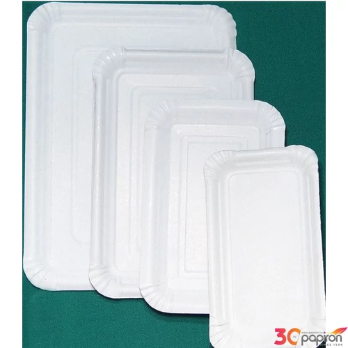 Papírtálca közepes szögletes 130x200mm