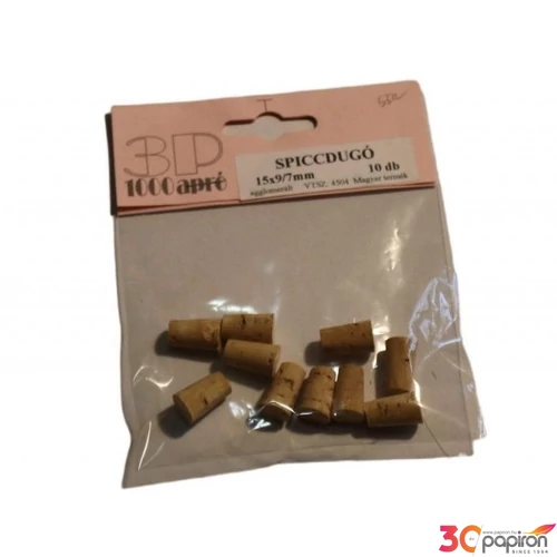 Parafa dugó 15x9/7 10 db/csomag "spiccdugó