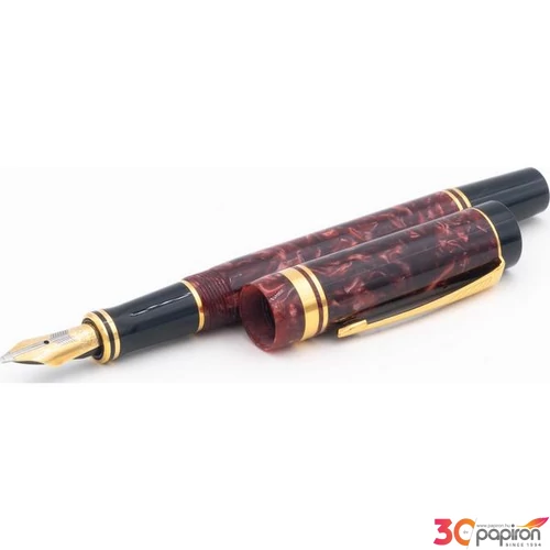 Parker Duofold töltőtoll S0767380 márvány bordó/fekete erezet FP PEARL