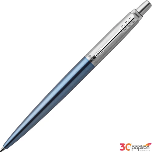 Parker Jotter golyóstoll Waterloo - kék tolltest ezüst klipszes-nyomógombos toll 1953191