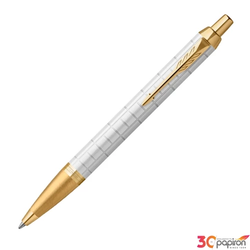 Parker IM Royal golyóstoll Premium Gyöngyházfehér Arany Klipsz 2143643