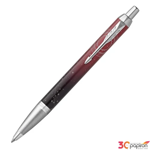 Parker IM Royal golyóstoll Premium piros, cizellált ezüst klipsz The Last Frontier Portal 2152998