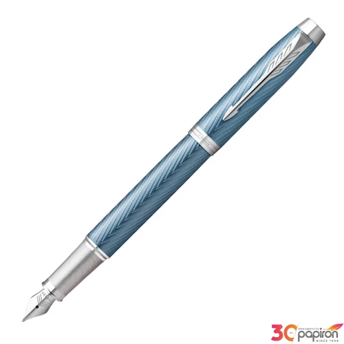 Parker IM Royal töltőtoll Premium Kékes-Szürke, Ezüst Klipsz 2143651