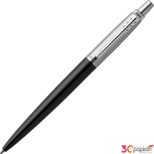 Parker Jotter Royal golyóstoll Bond Street matt fekete tolltest 1953184 ezüst klipszes-nyomógombos toll