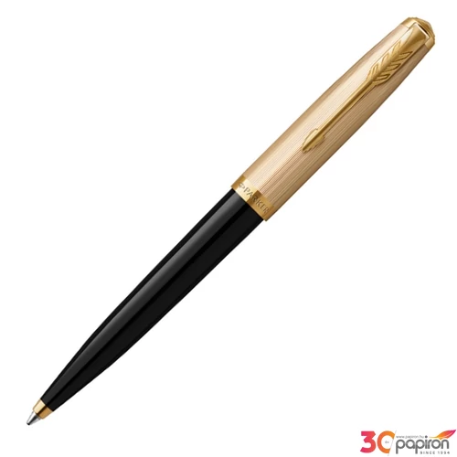 Parker Royal golyóstoll 51 Deluxe Fekete, Arany Klipsz 2123513