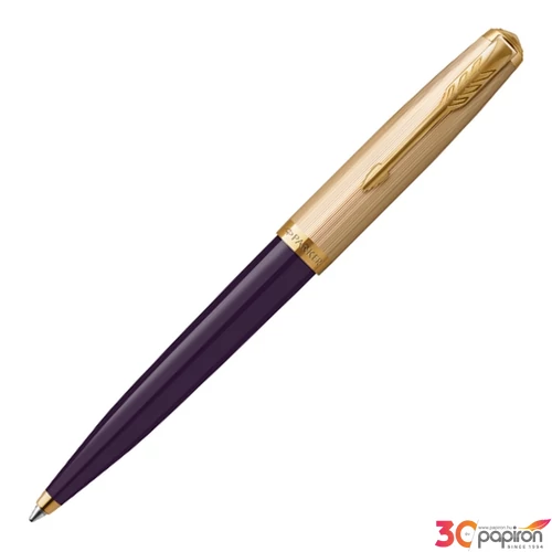 Parker Royal golyóstoll 51 Deluxe Lila, Arany Klipsz 2123518