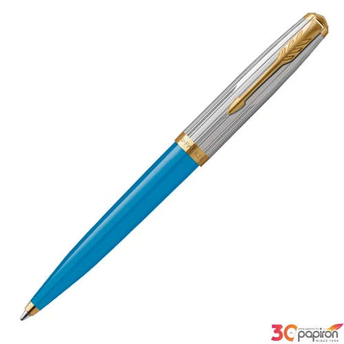 Parker Royal golyóstoll 51 Premium Türkiz Kék,Arany Klipsz 21690