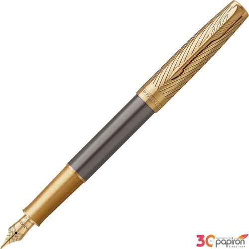 Parker Royal töltőtoll Sonnet, Premium Pioneer Arrow 18k szürke, arany klipsz 2201038