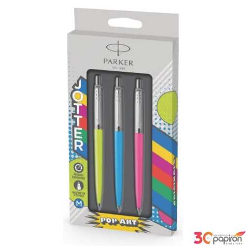 Parker Royal Jotter golyóstoll Pop Art Triolime/Sky Blue/Pink Ezüst Kli 2141359