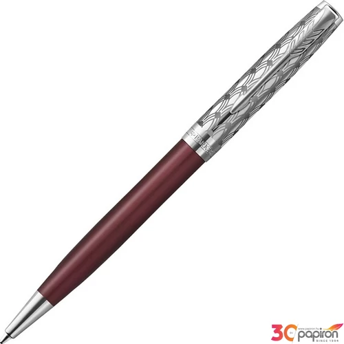 Parker Royal Sonnet golyóstoll PREMIUM METÁL PIROS, EZÜST KLIPSZ 2119783