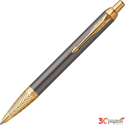 Parker Royal IM golyóstoll Premium Pioneer Arrow szürke cizellállt arany klipsz 2200954