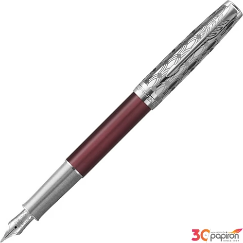 Parker Royal Sonnet töltőtoll PREMIUM 18K METÁL PIROS, EZÜST KLIPSZ 2119650