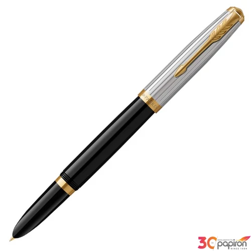 Parker Royal töltőtoll 51 Premium Fekete, Arany Klipsz 2169030
