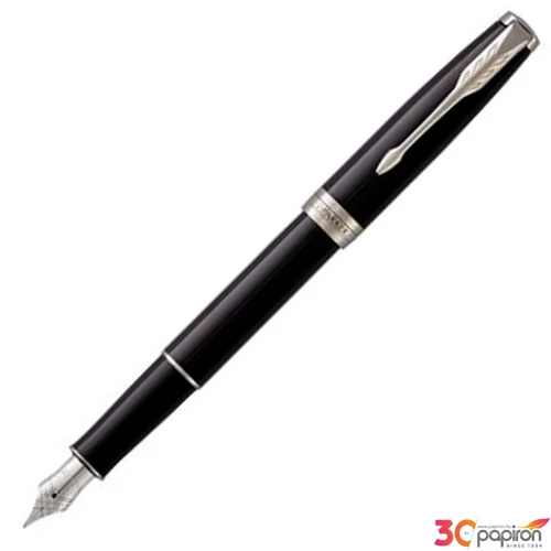 Parker Sonnet töltőtoll Fekete Ezüst klipsz,Sonnet Royal