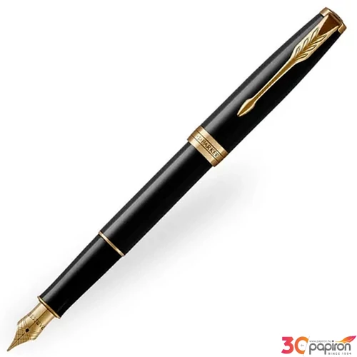 Parker Sonnet töltőtoll matt fekete Arany klipsz,Sonnet Royal