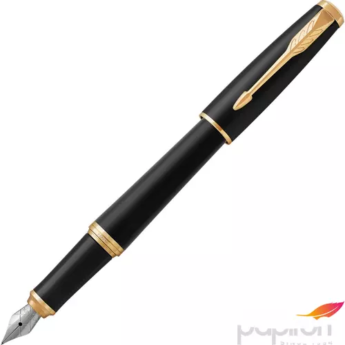 Parker Urban töltőtoll matt fekete tolltest arany klipszes-kupakos toll