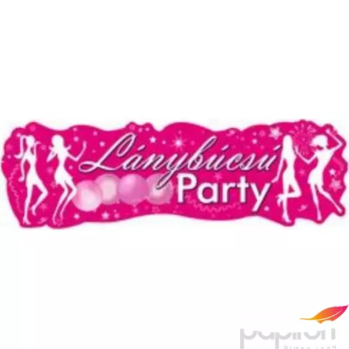 Lánybúcsú Party Banner Party dekorációs felirat 90x27cm (1db/csomag) Lánybúcsús