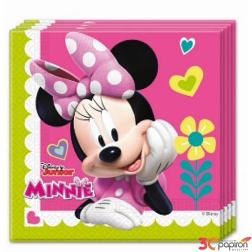 Party szalvéta 33x33cm Minnie, 20db/csomag