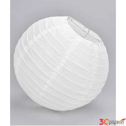 Party dekor lampion gömb fehér 25cm