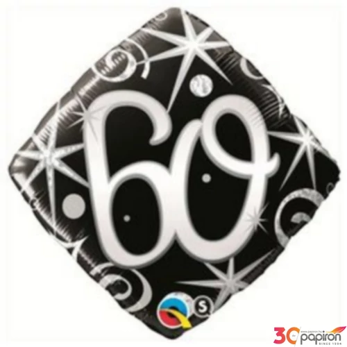 Party lufi fólia 60 18 inch-es, Elegant Sparkles and Swirls